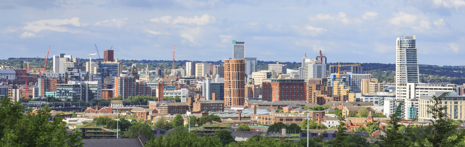 Photograph of Leeds city centre skyline